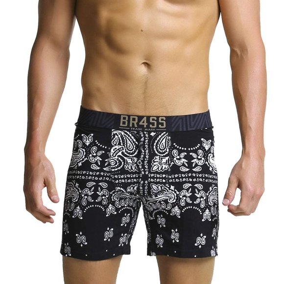 BR4SS Other - BR4SS Men's Black Bandana Small Boxer Briefs